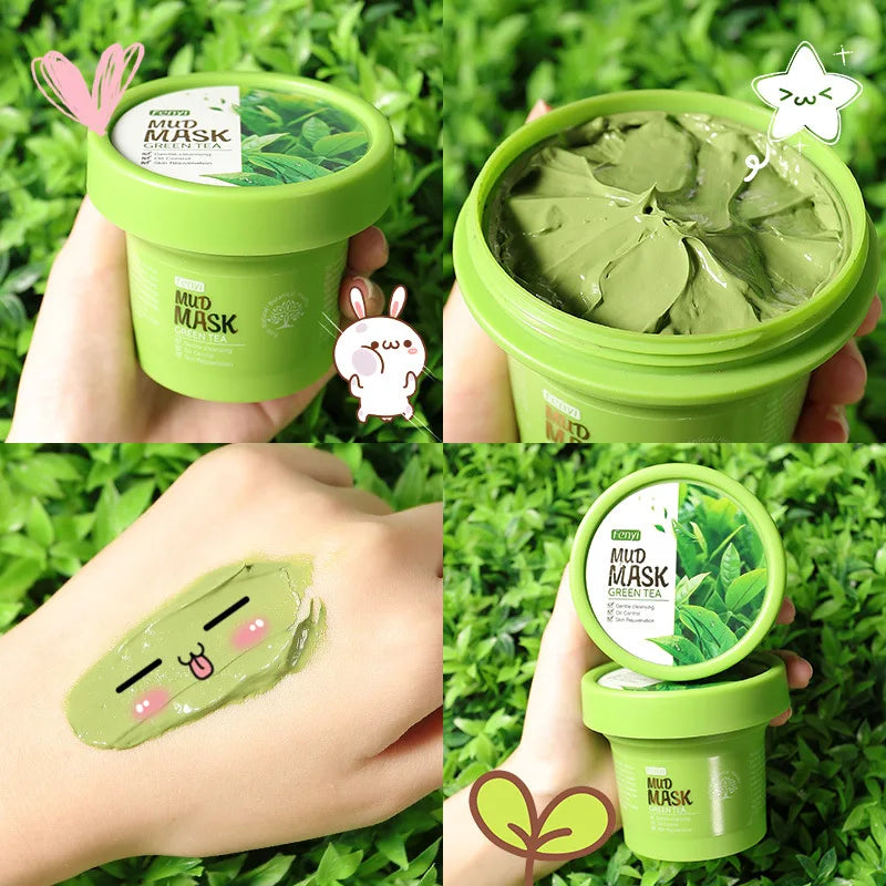 Face Mask Green Tea Ice - Mud Mask ⭐⭐⭐⭐⭐